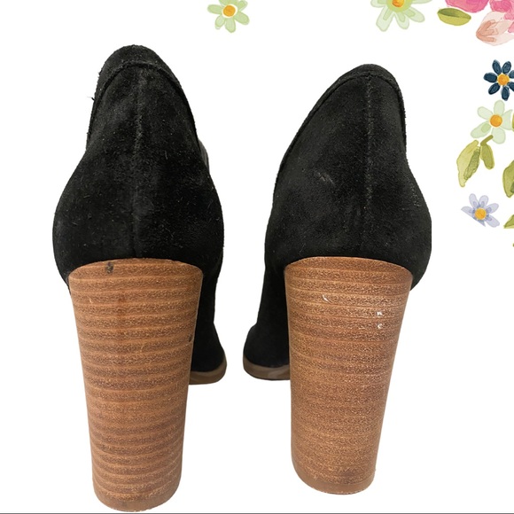 Lucky Brand Open Toe Booties in good condition perfect for Fall! - Picture 4 of 6